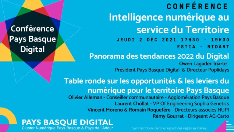 Conférence annuelle « L’intelligence numérique au service du territoire »